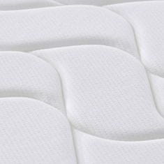 Vidaxl Vzmetnica z žepkastim vzmetenjem srednje trda 200x200 cm