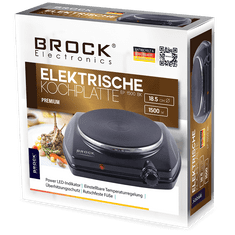 BROCK električna kuhalna plošča - EP 1500 BK
