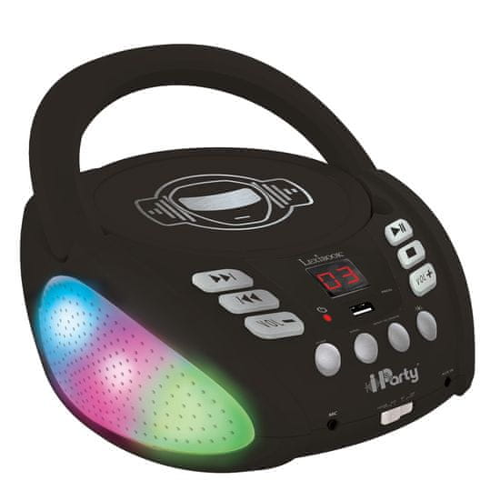 Lexibook Svetleči Bluetooth CD predvajalnik iParty