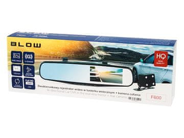 Blow BLOW BLACKBOX DVR F600 Dashcam Črna
