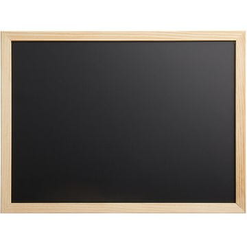 TIP Table črna tabla, magnetna, emajlirana, 40 x 60 cm, LESEN okvir