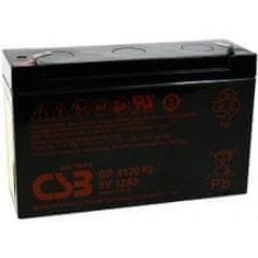 CSB Svinčev baterija za GP6120 6V 12,0Ah original - CSB