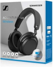 Sennheiser Accentum Plus slušalke, ANC, brezžične, črne