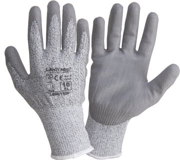 LAHTI PRO pu cut rokavice res. 5, l200111p, kartica, "11", ce, lahti