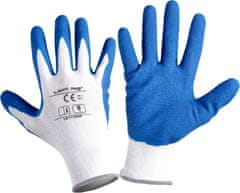 LAHTI PRO rokavice iz lateksa mornarsko modro-bele l211110p, kartica, "10", ce,lahti