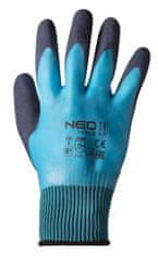 NEO delovne rokavice, poliester, prevlečen z lateksom (2 plasti), 3141x, velikost 8