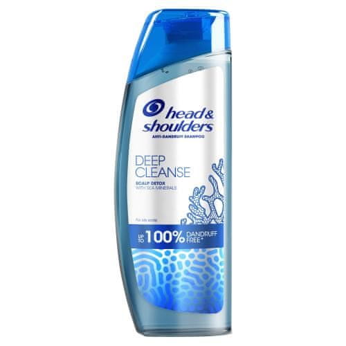 Head & Shoulders Deep Cleanse Scalp Detox Anti-Dandruff Shampoo šampon za globinsko čiščenje proti maščobi in prhljaju unisex