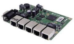 Mikrotik RouterBOARD RB450Gx4, 1 GB RAM, IPQ-4019 (716 MHz), 5× Gbit LAN, 802.3af/at, licenca L5