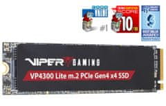 Patriot VIPER VP4300 Lite 2TB SSD / notranji / M.2 PCIe Gen4 x4 NVMe / 2280 / DRAMLESS