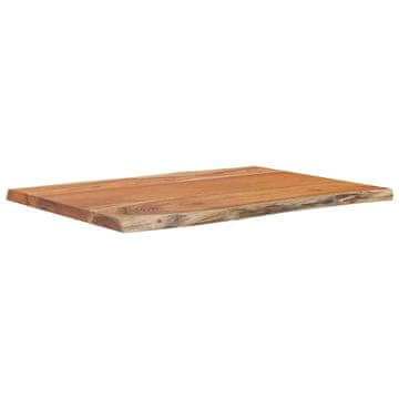 Vidaxl Mizna plošča 50x40x2,5 cm pravokotna akacija naraven rob