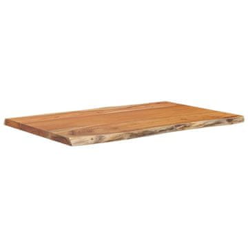 Vidaxl Mizna plošča 60x40x2,5 cm pravokotna akacija naraven rob