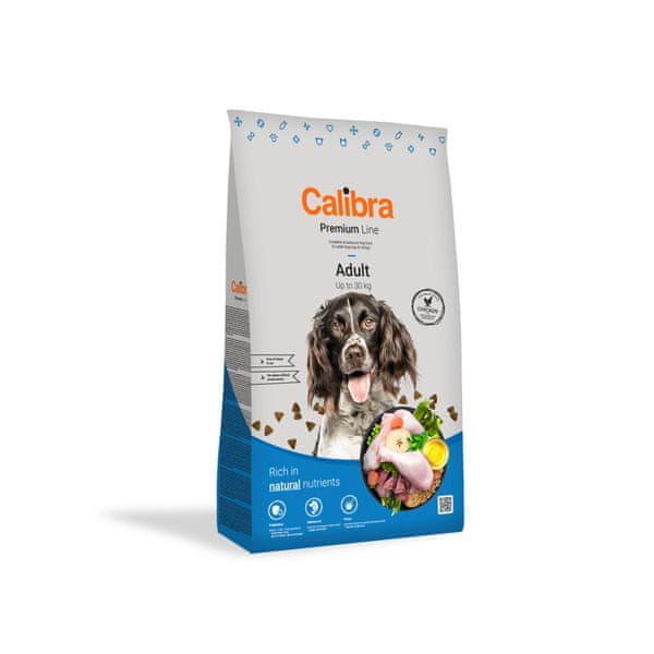  Calibra Premium Line suha hrana za odrasle pse, piščanec, 3 kg