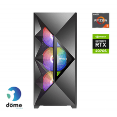 Anni Gamer Extreme namizni računalnik, R7-5800X, 32GB, SSD2TB, RTX4070Super, DOS (G8-1013)