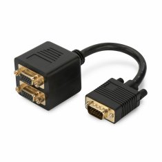 Digitus adapter VGA 2XŽ-VGA M AK-310400-002-S