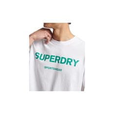 Superdry Majice bela L Code Core Sport Tee