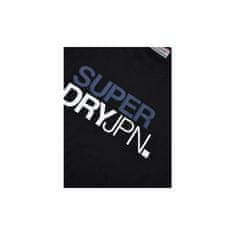 Superdry Majice črna XL Logo Loose Tee