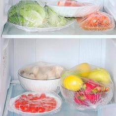 Netscroll Vrečke za shranjevanje hrane za večkratno uporabo, vrečke za shranjevanje hrane, zaščita hrane, shranjevanje hrane, idealne za piknike in zabave, 100 kosov, Wraps