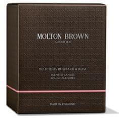 Molton Brown Dišeča sveča Signature Delicious Rhubarb & Rose (Candle) 190 g