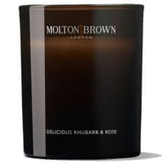 Molton Brown Dišeča sveča Signature Delicious Rhubarb & Rose (Candle) 190 g