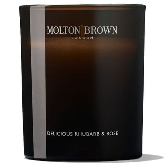 Molton Brown Dišeča sveča Signature Delicious Rhubarb & Rose (Candle) 190 g