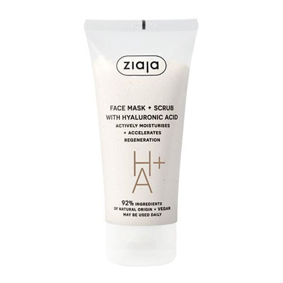 Ziaja Piling maska s hialuronsko kislino (Face Mask + Scrub) 55 ml