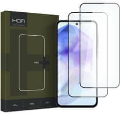 Hofi Glass Pro Full Screen 2x zaščitno steklo za Samsung Galaxy A35 / A55 5G, črna