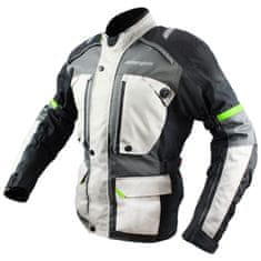 Cappa Racing Moška moto jakna FIORANO siva / bela XL