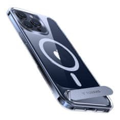 Torras UPRO Pstand etui za iPhone 15 Pro (prozoren)