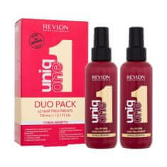 Revlon Professional Uniq One All In One Hair Treatment Duo Pack Set nega za lase brez izpiranja Uniq One Hair Treatment 2x 150 ml za ženske