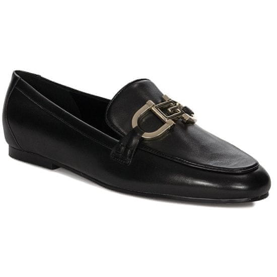 Guess Mokasini elegantni čevlji črna FLJISALEA14BLACK