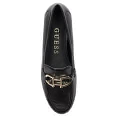 Guess Mokasini elegantni čevlji črna 38 EU FLJISALEA14BLACK