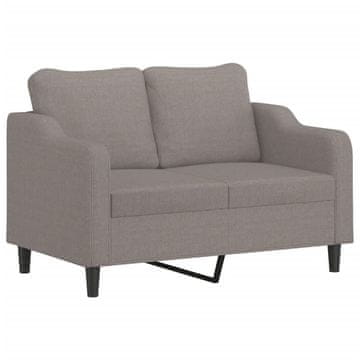 Vidaxl Dvosed taupe 120 cm blago