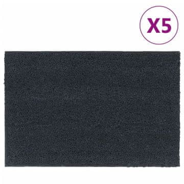 Vidaxl vidaXL Predpražniki, 5 kosov, temno sivi, 40 x 60 cm, kokosova vlakna