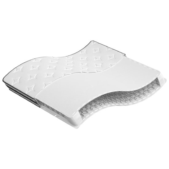 Vidaxl Vzmetnica z bonnell vzmetenjem srednje trda 200x200 cm dvojna