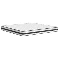 Vidaxl Vzmetnica z bonnell vzmetenjem srednje trda 200x200 cm dvojna