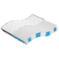Vidaxl Vzmetnica z žepkastim vzmetenjem srednje plus 160x200 cm