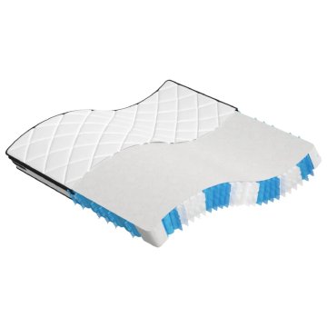 Vidaxl Vzmetnica z žepkastim vzmetenjem srednje plus 200x200cm
