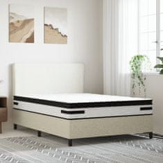 Vidaxl Vzmetnica z žepkastim vzmetenjem srednje plus 180x200 cm