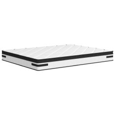 Vidaxl Vzmetnica z žepkastim vzmetenjem srednje plus 160x200 cm