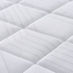 Vidaxl Vzmetnica z žepkastim vzmetenjem srednje trda 180x200 cm