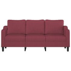 Vidaxl Trosed vinsko rdeč 180 cm blago