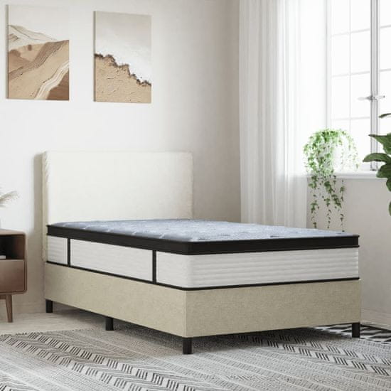 Vidaxl Vzmetnica z žepkastim vzmetenjem srednje plus 100x200cm