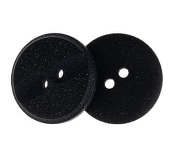 Gumb - komplet 3 kosov - premer 23 mm, črn