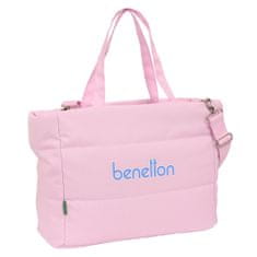 slomart torba za prenosnik benetton pink svetlo roza (54 x 31 x 17 cm)