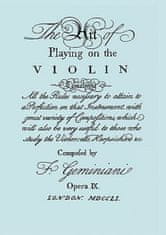 Art of Playing the Violin. [Facsimile of 1751 Edition].