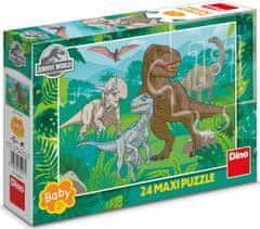 Dino Puzzle Jurski svet MAXI 24 kosov