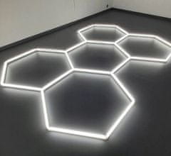 Modularni sistem razsvetljave HEXAGON LED 192W 6000K 297×206 cm