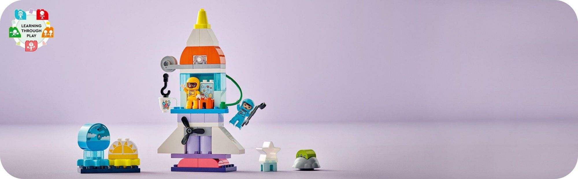 LEGO DUPLO 10422 pustolovščina 3-v-1 vesoljski raketoplan