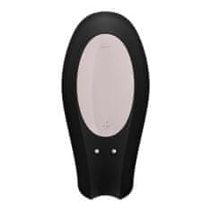 Satisfyer Vibrator za pare Satisfyer Double Joy, črn