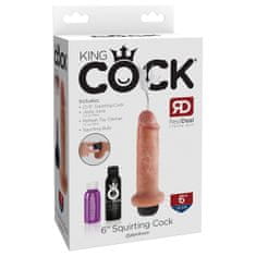 King Cock Dildo King Cock Squirting, 15 cm